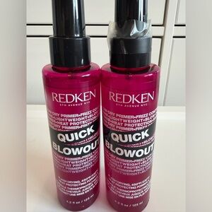 Redken Quick Blowout Heat Protection Spray | 2 full size bottles | *NEW/unused*